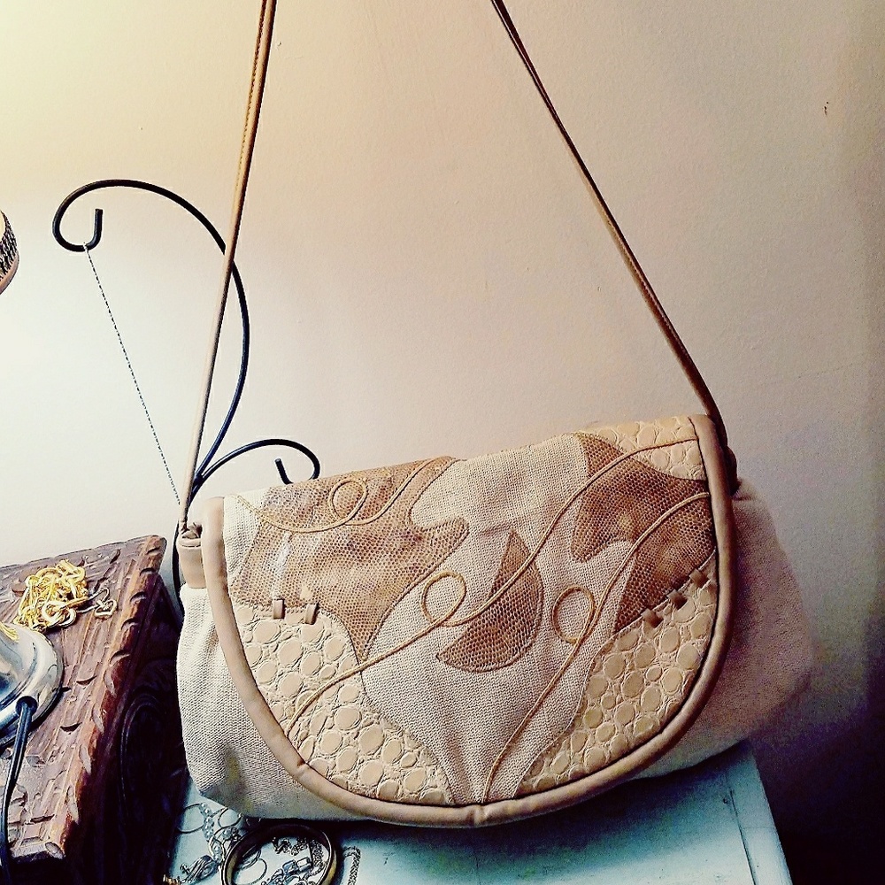 Vintage Large Shoulder Bag / Giant Clutch